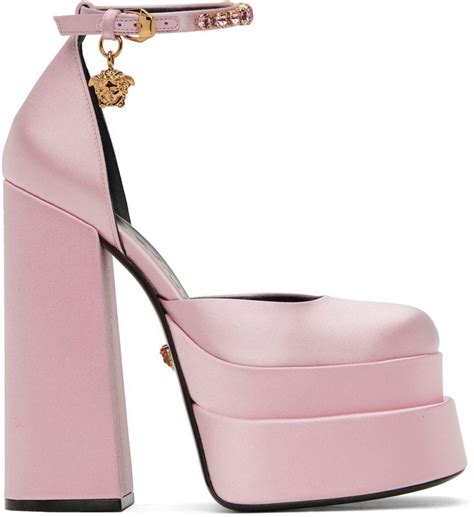 versace pink pumps